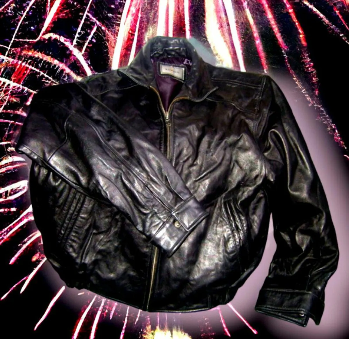 Vintage Leather Jacket - Image 1