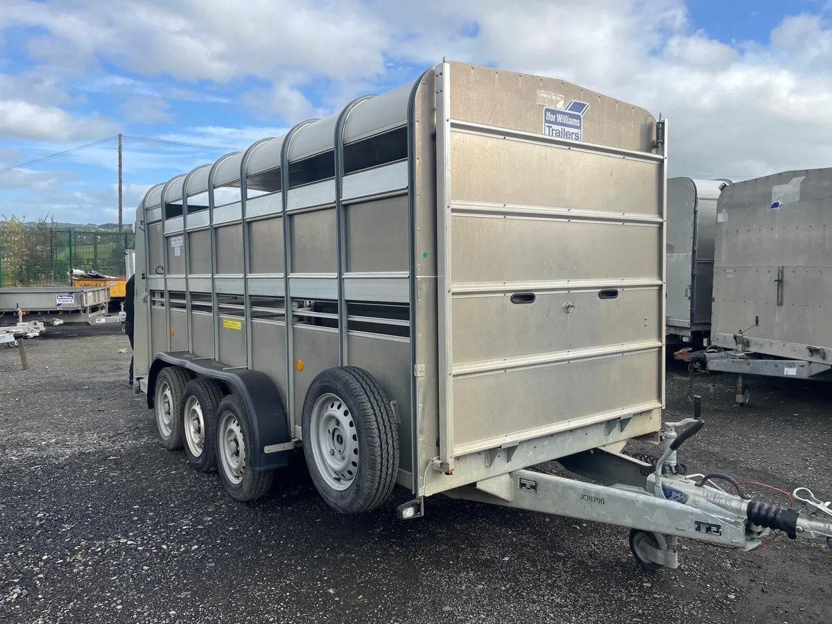 Ifor Williams TA510 14' x 6' Cattle Trailer - Image 1