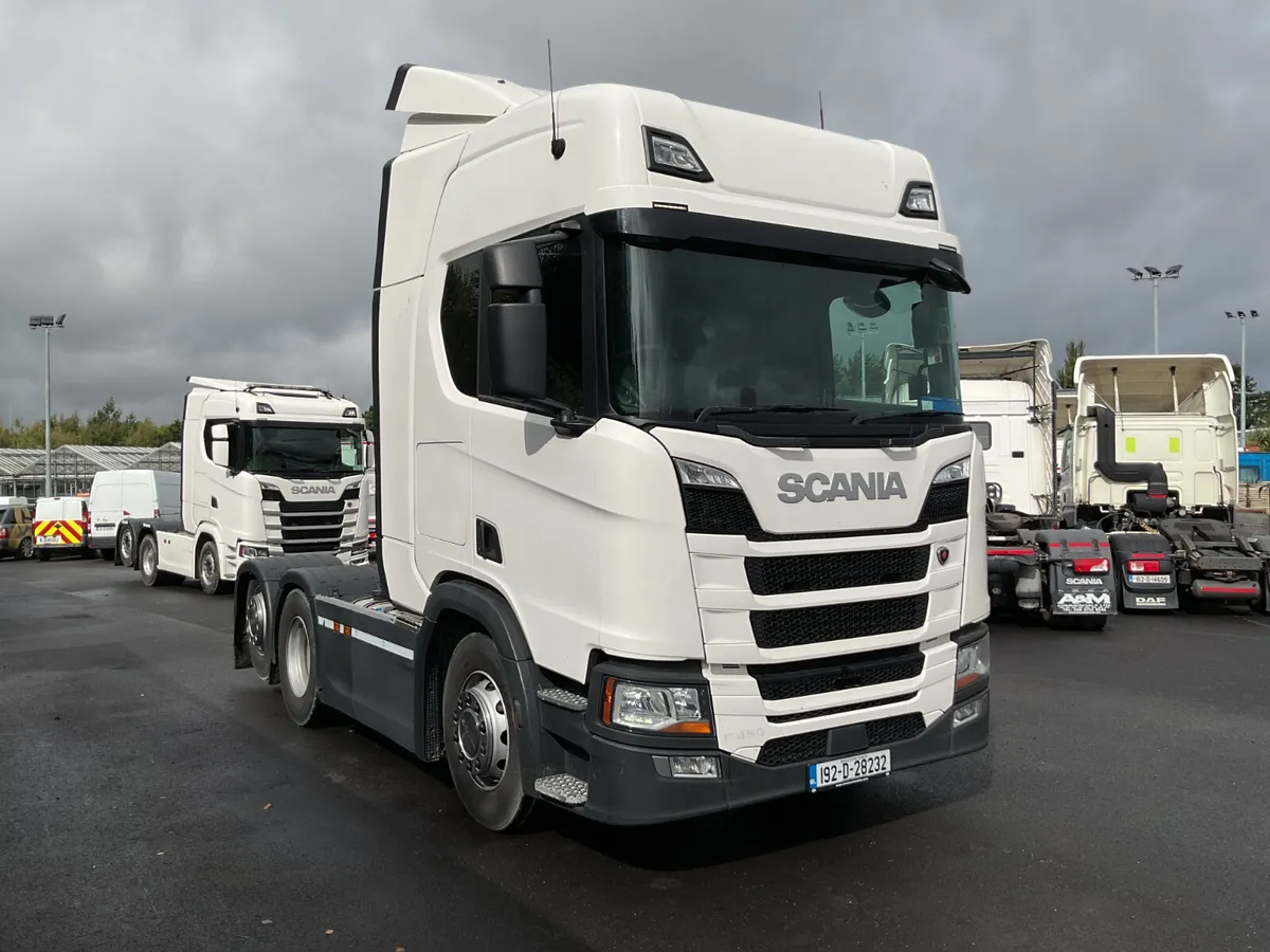 2019 Scania R450 6X2 Tractor Unit For Auction - Image 1