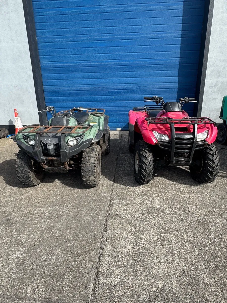 Honda TRX 420 FM & Yamaha grizzly 450 - Image 1