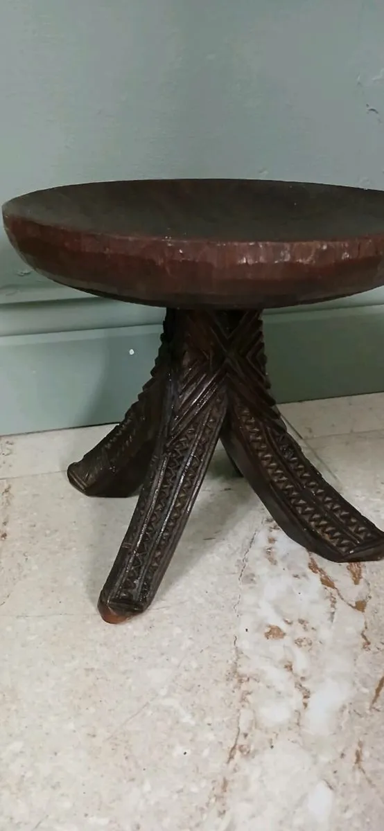 An Igbo African Chieftains Stool - Image 1