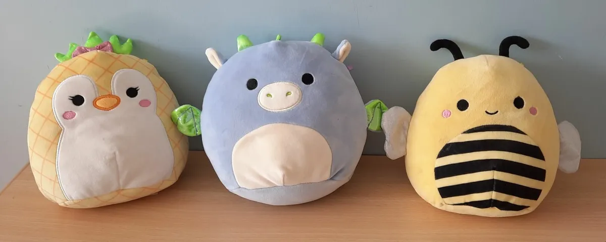 Collection of 3 Squishmallows (2+ years) - Image 1