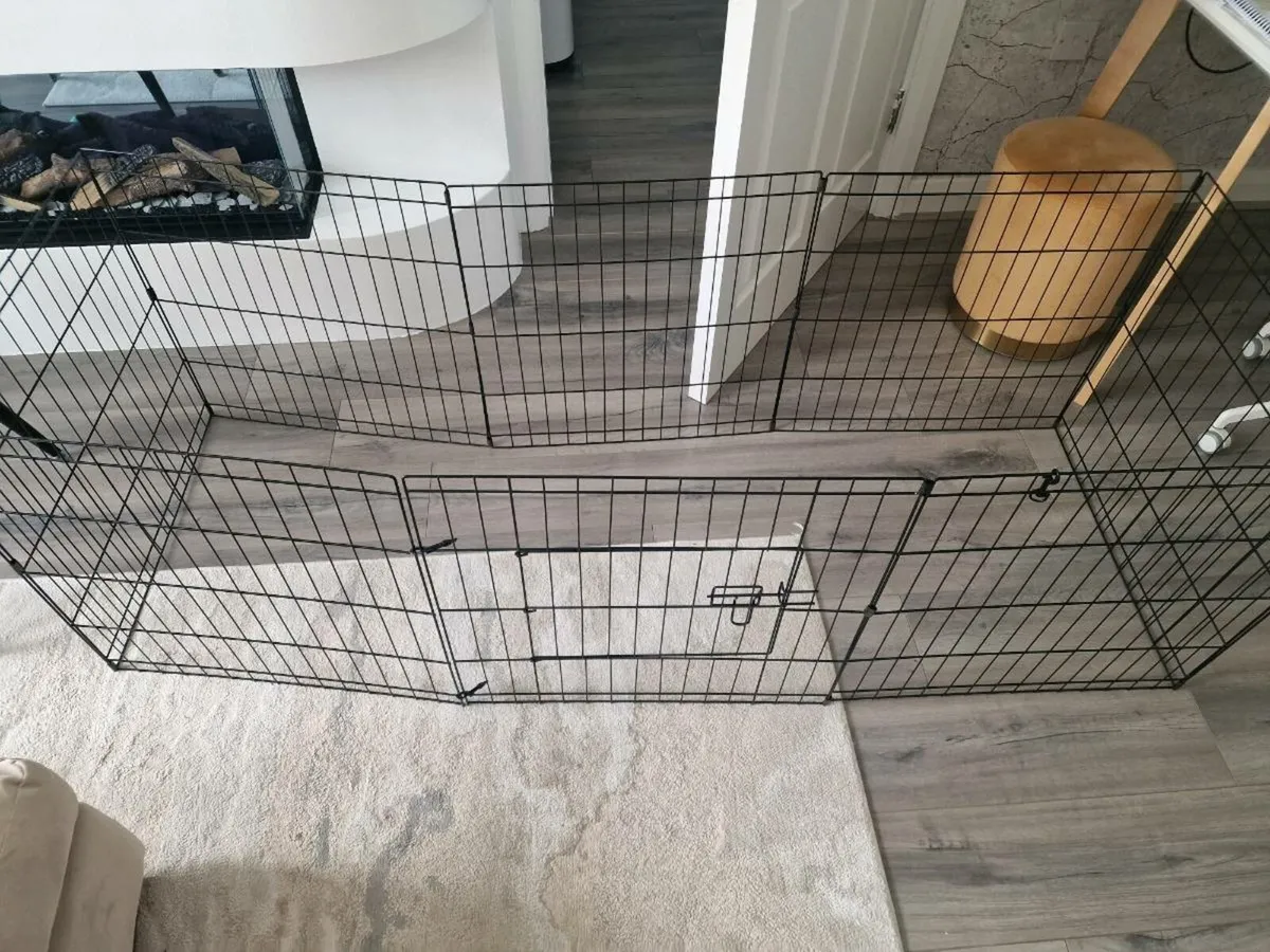 8 Panel Playpen Suitable for Dogs/Puppies/Cats & R - Image 2