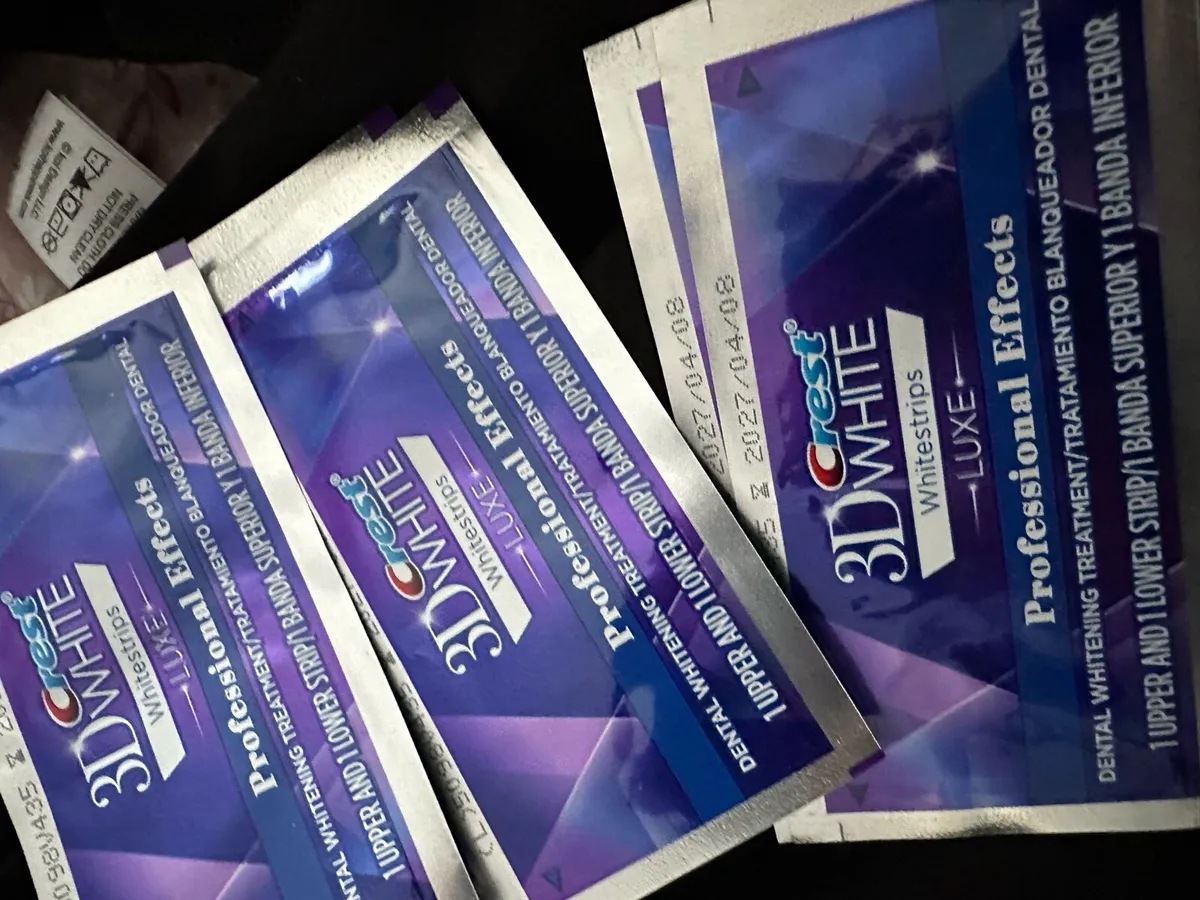 Crest 3d professional whiteneing strips