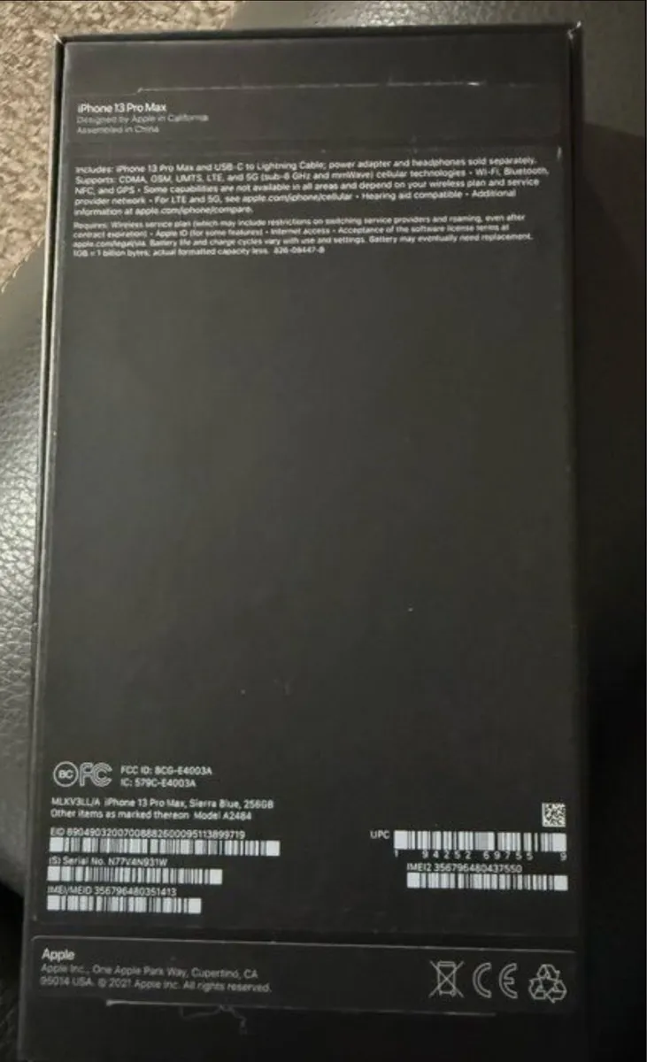 iPhone 13 ProMax 25gb - Image 3