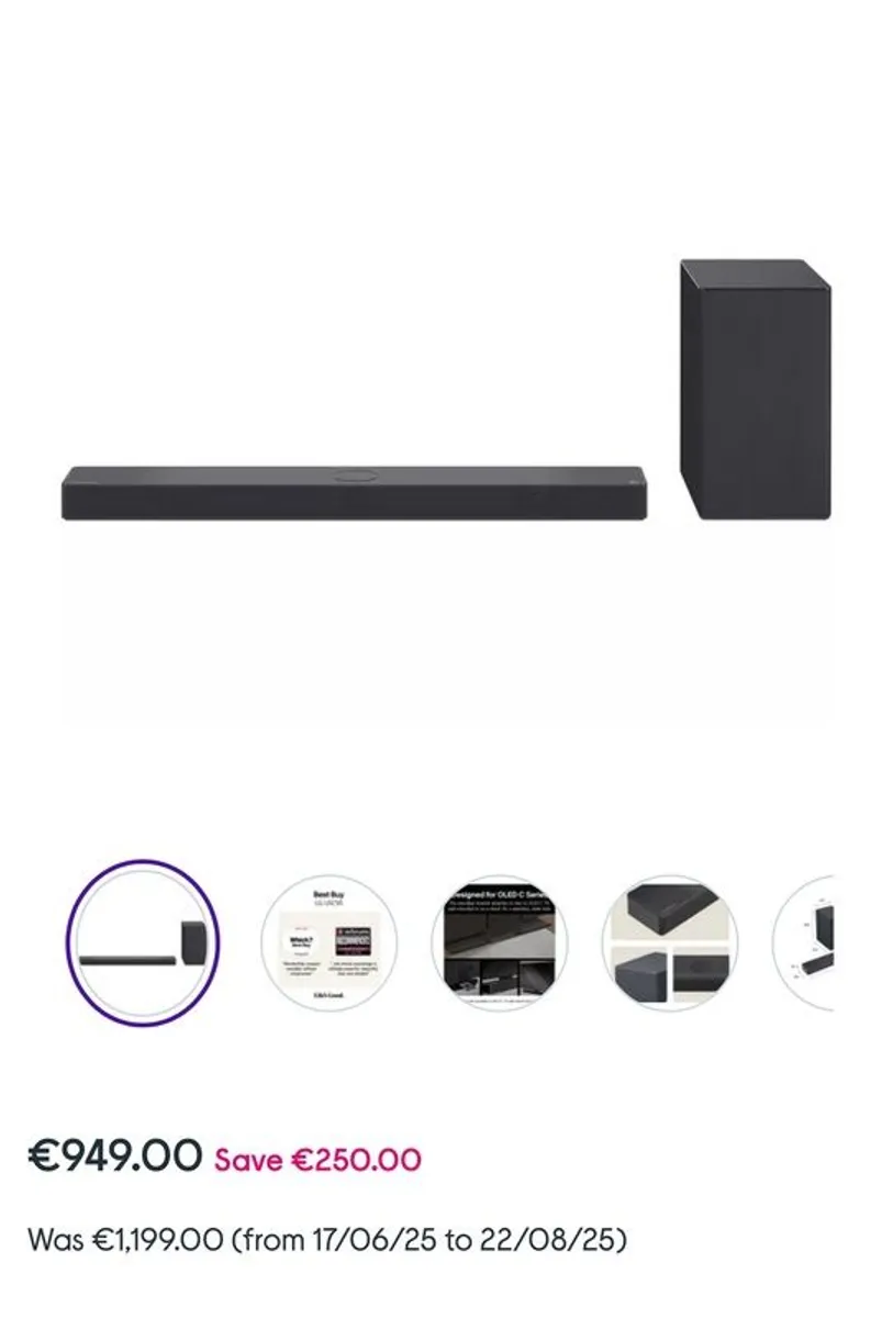 LG soundbar - Image 2