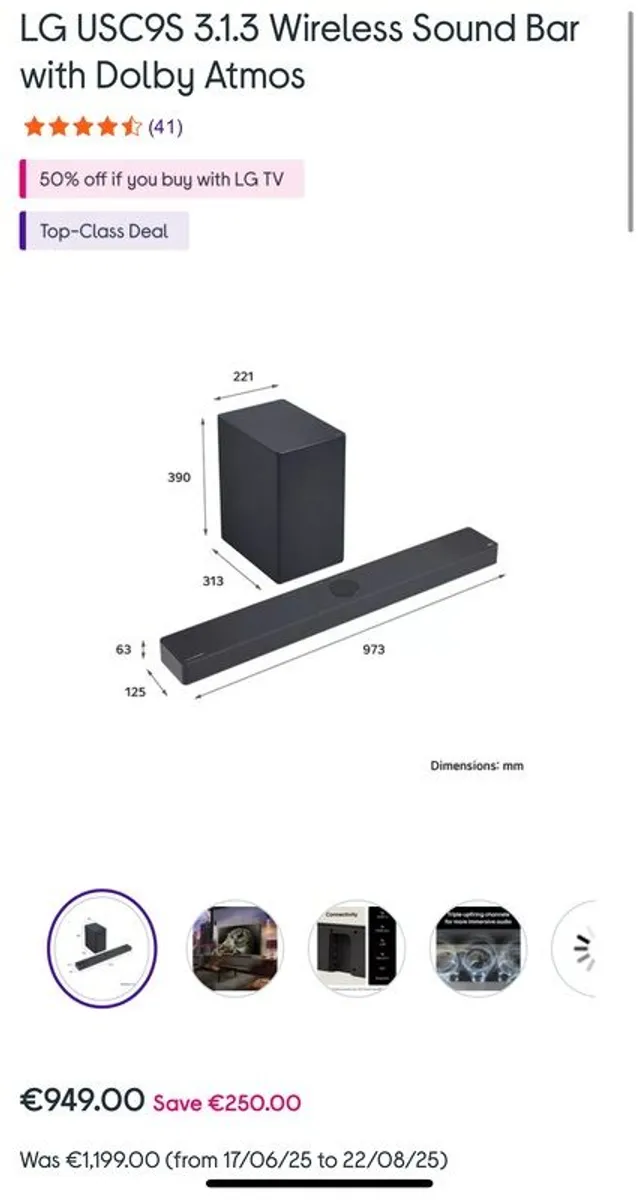 LG soundbar - Image 3