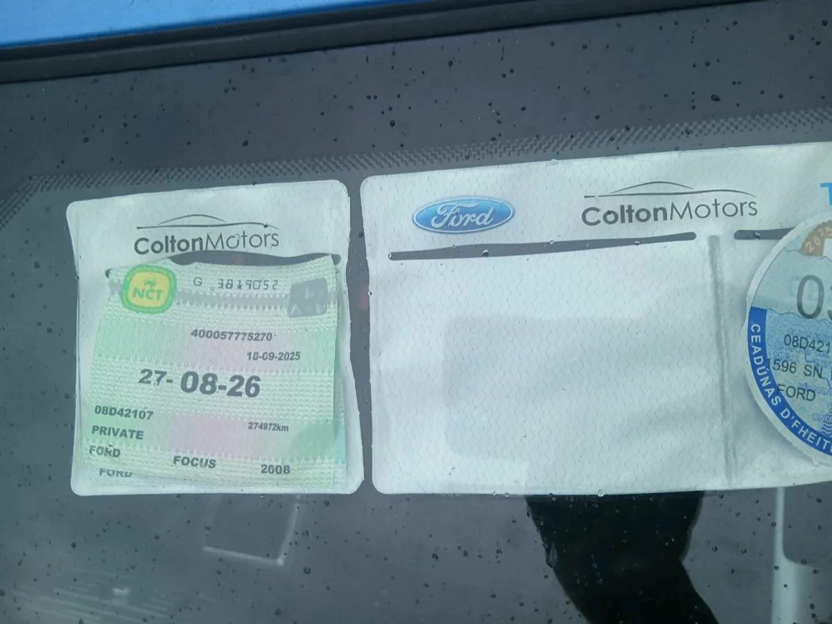 FORD FOCUS (2008) 3 DOOR 1.6 PET NEW NCT 27/08/26 - Image 3