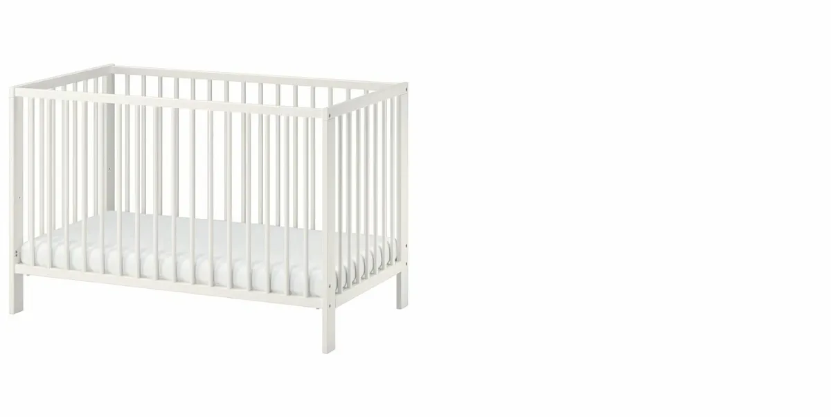 Ikea cot and mattress - Image 2