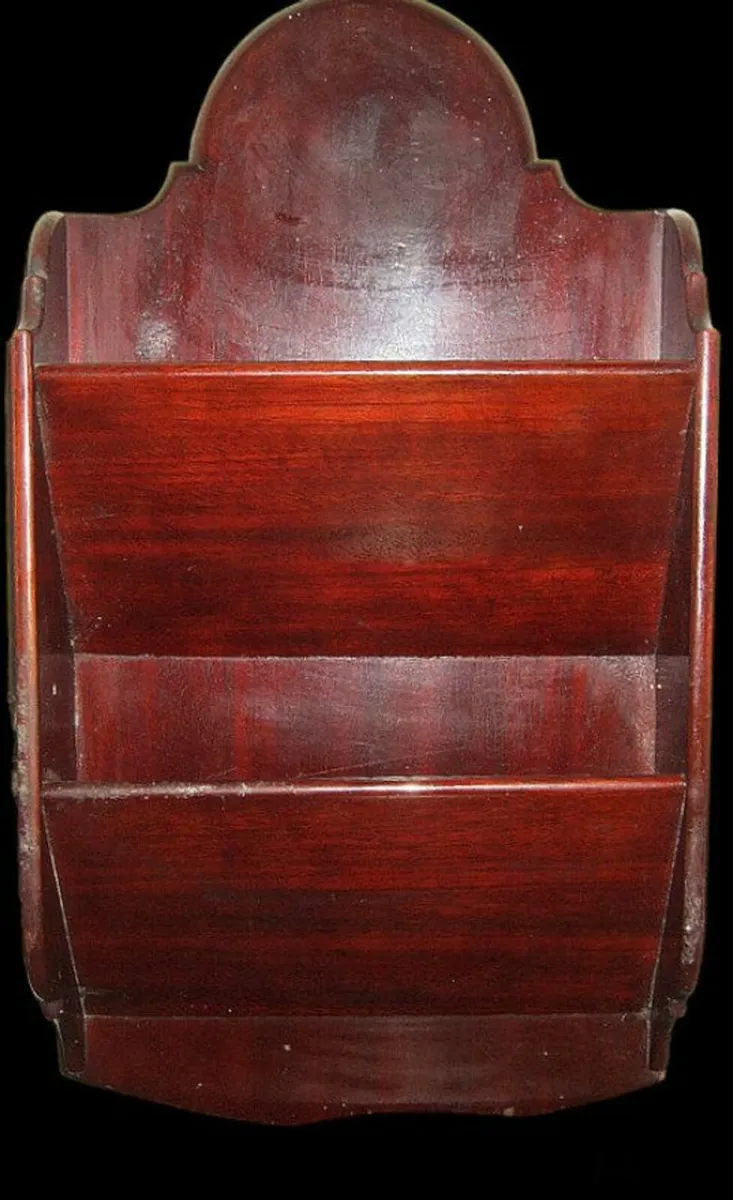 Vintage Wooden Letter Rack - Image 4