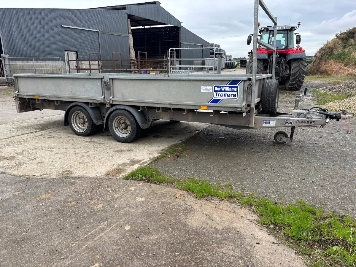 Ifor Williams 14 x 6.6 Dropside Trailer - Image 1