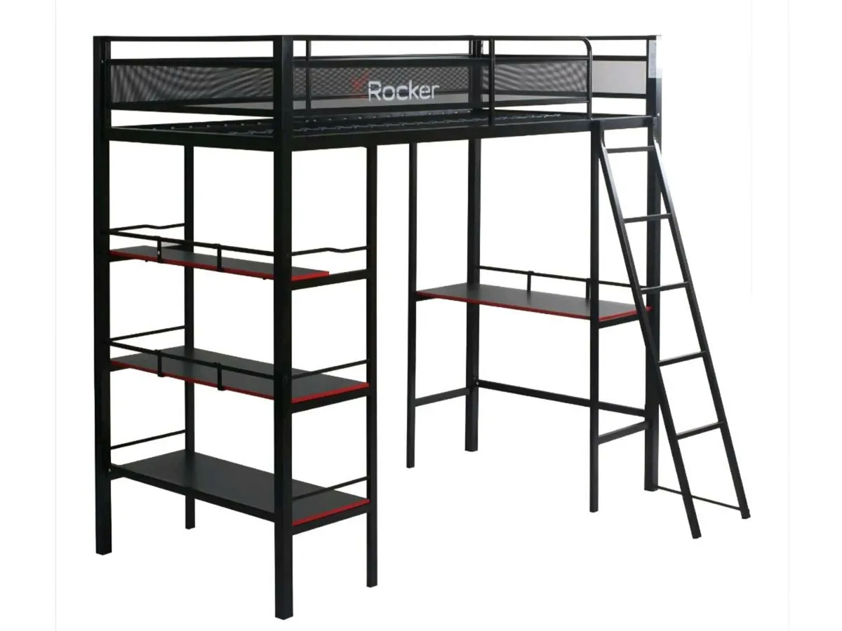 X rocker high sleeper bed frame - Image 1
