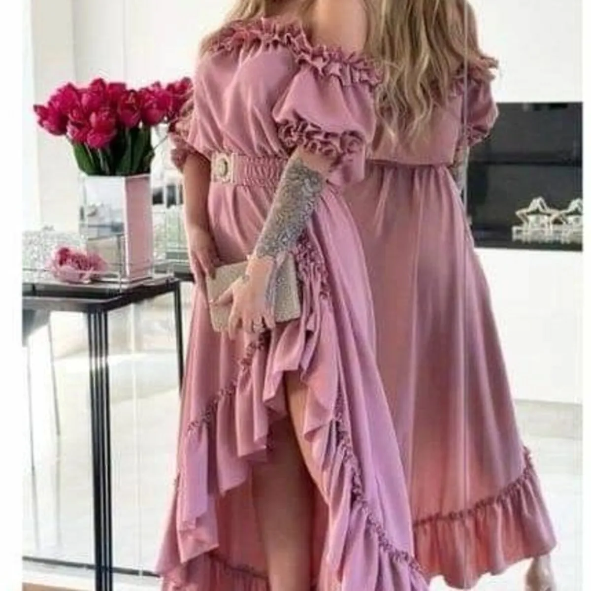 Glamor maxi dress size S/M up to size 14. - Image 2