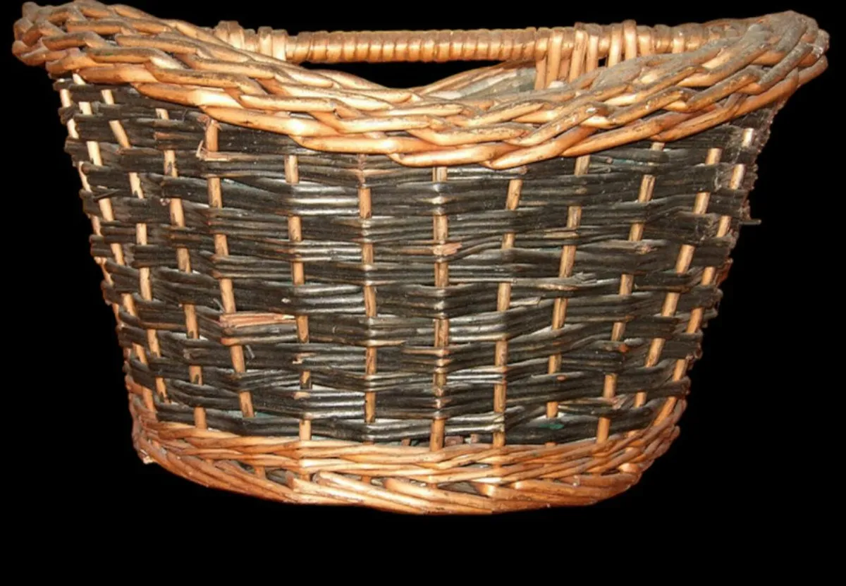 Vintage Wicker Wine Carrier - Image 2