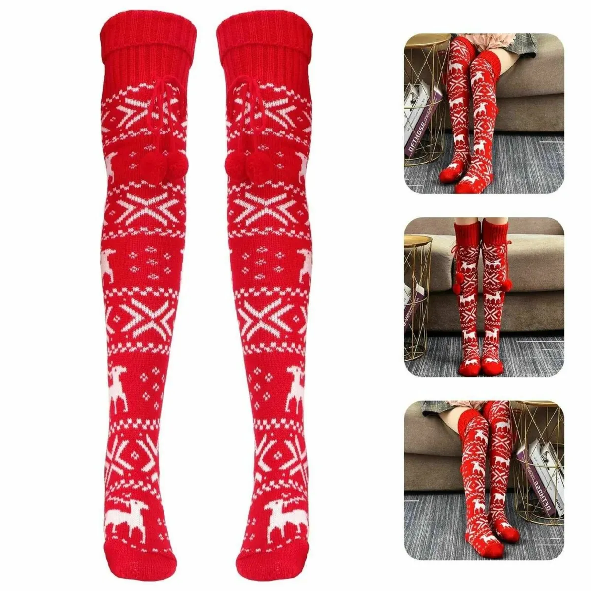 Christmas Socks Knee-high - Image 4