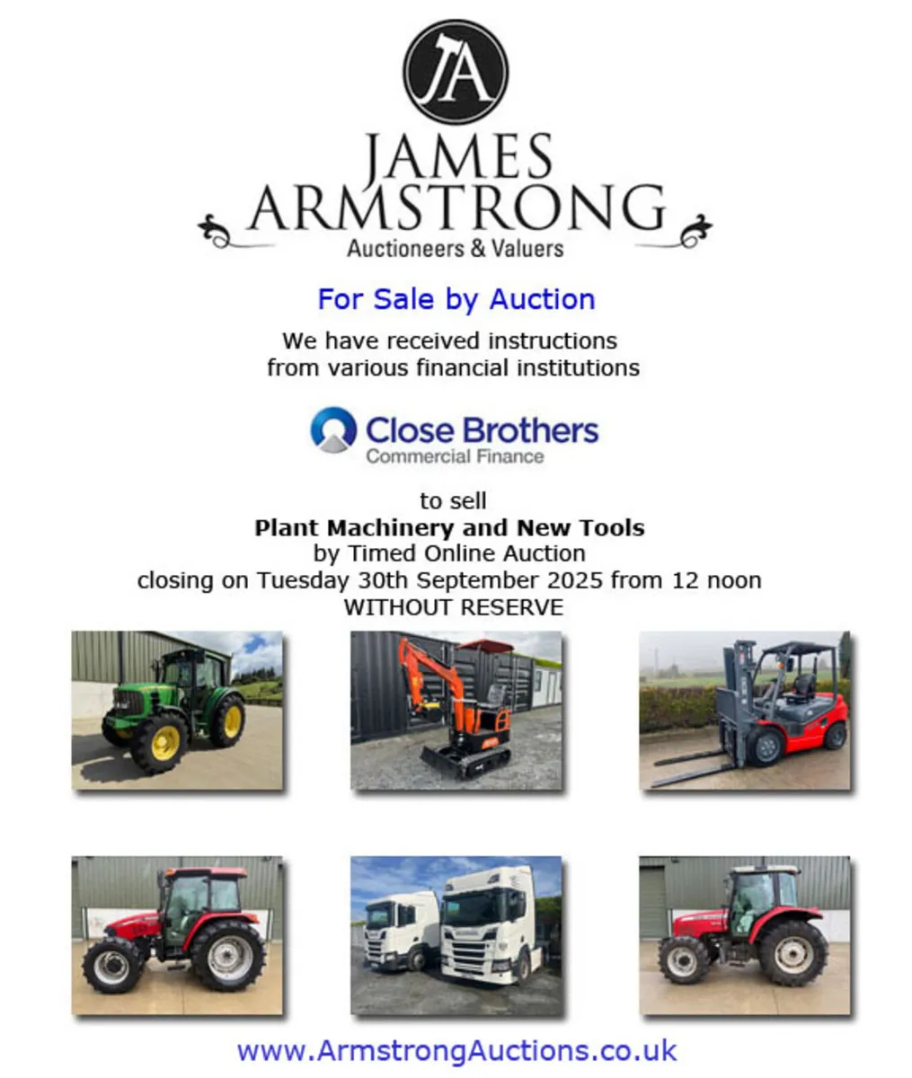 Commercial Vehicles & New Tools **Online Auction** - Image 1