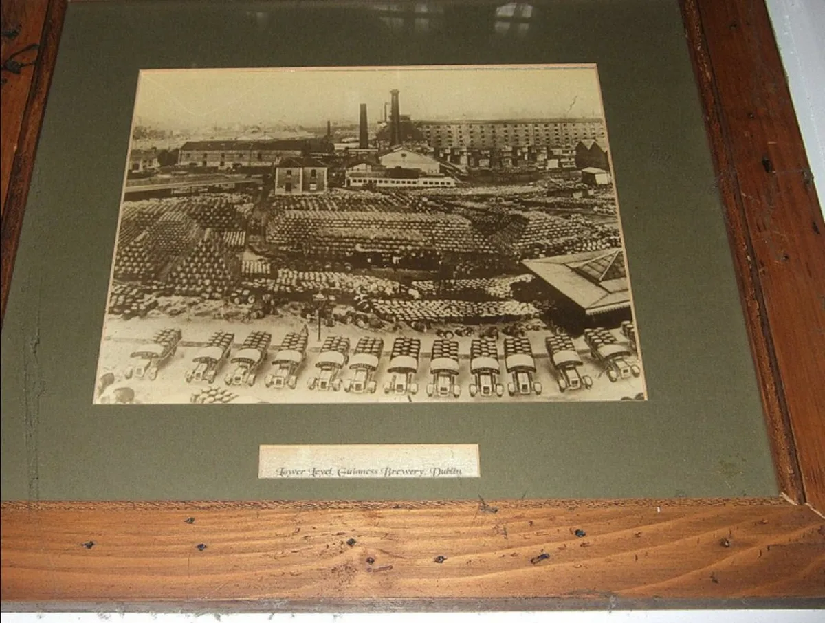 Vintage Framed Guinness Print - Image 1
