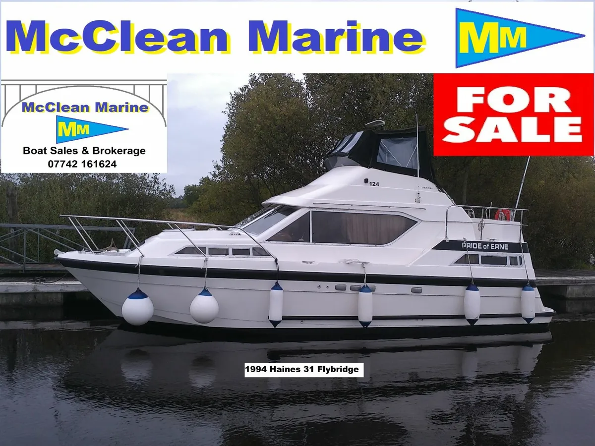 1994 Haines 31 Flybridge. - Image 1