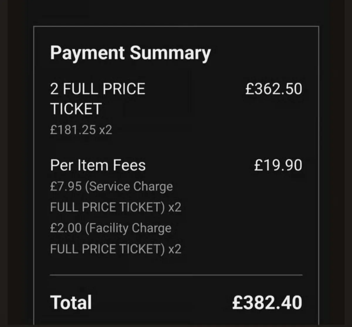 Katy Perry tickets x 2 - Belfast - Image 2