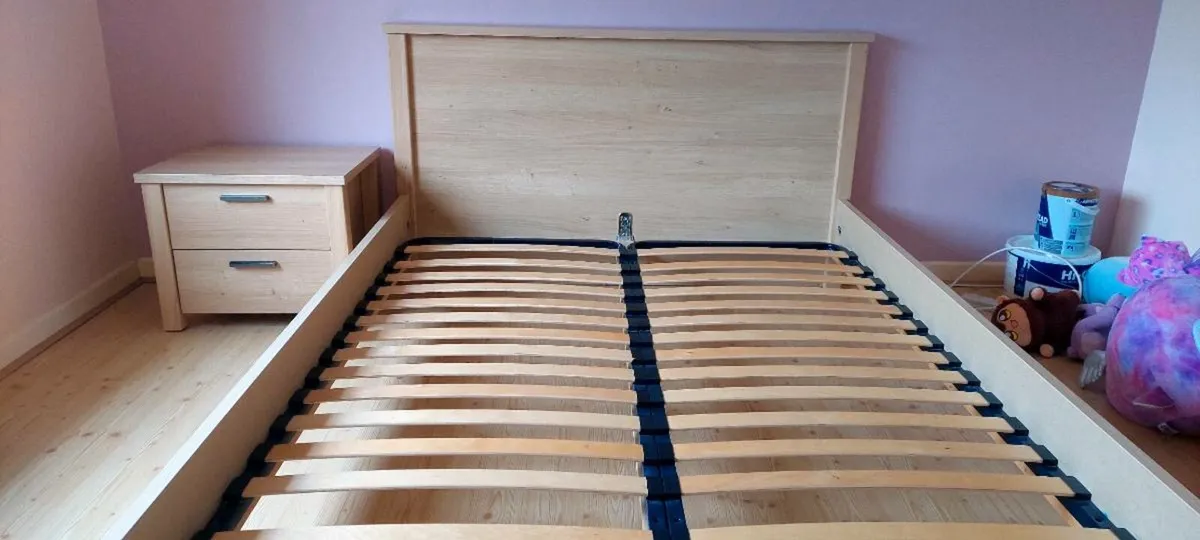 King size wooden bed frame FREE - Image 2