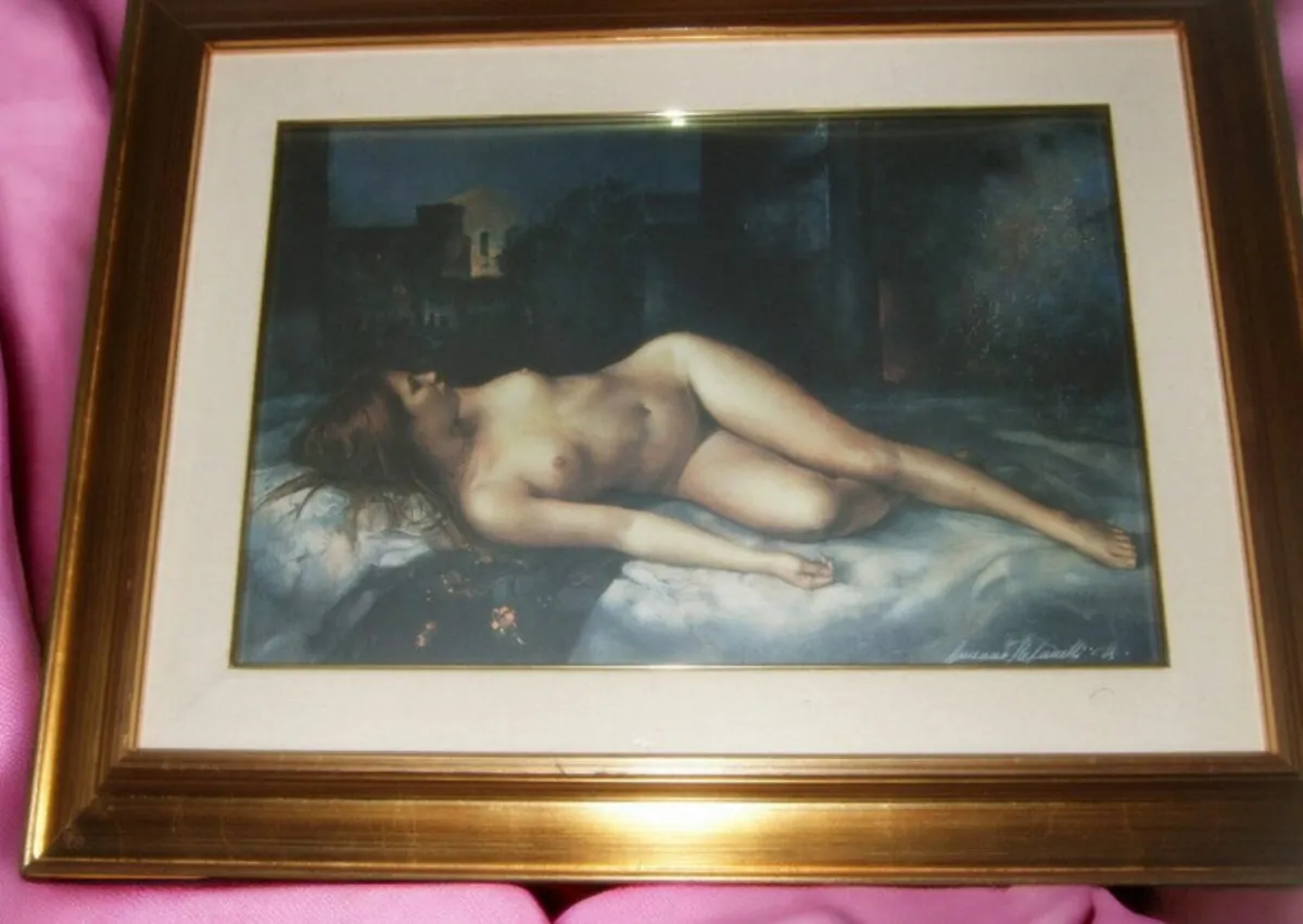 Vintage Signed Print Limited Ed Romano STEFANELLI - Image 2