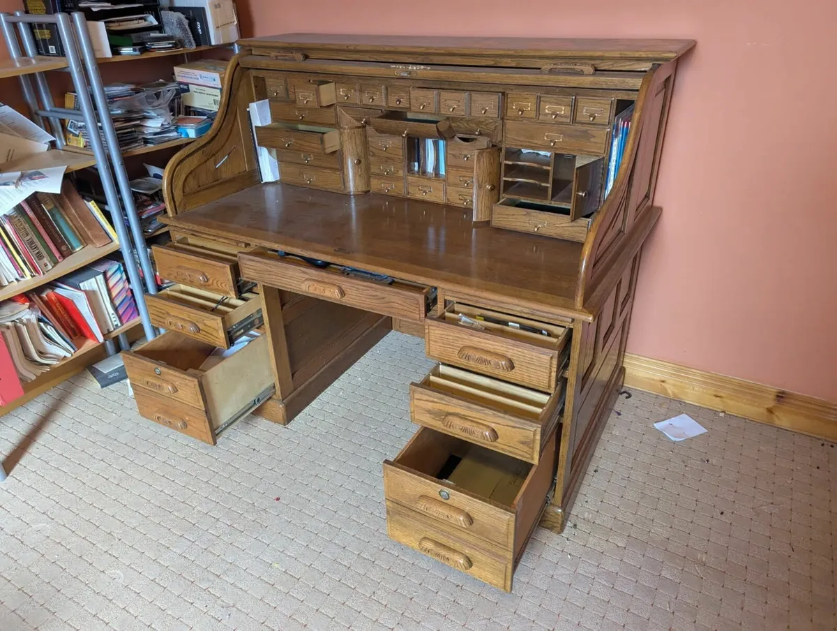 Roll Top Writing Desk - Image 1
