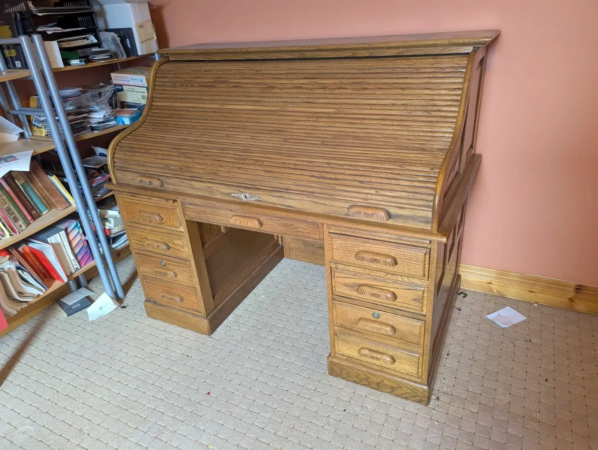 Roll Top Writing Desk - Image 2