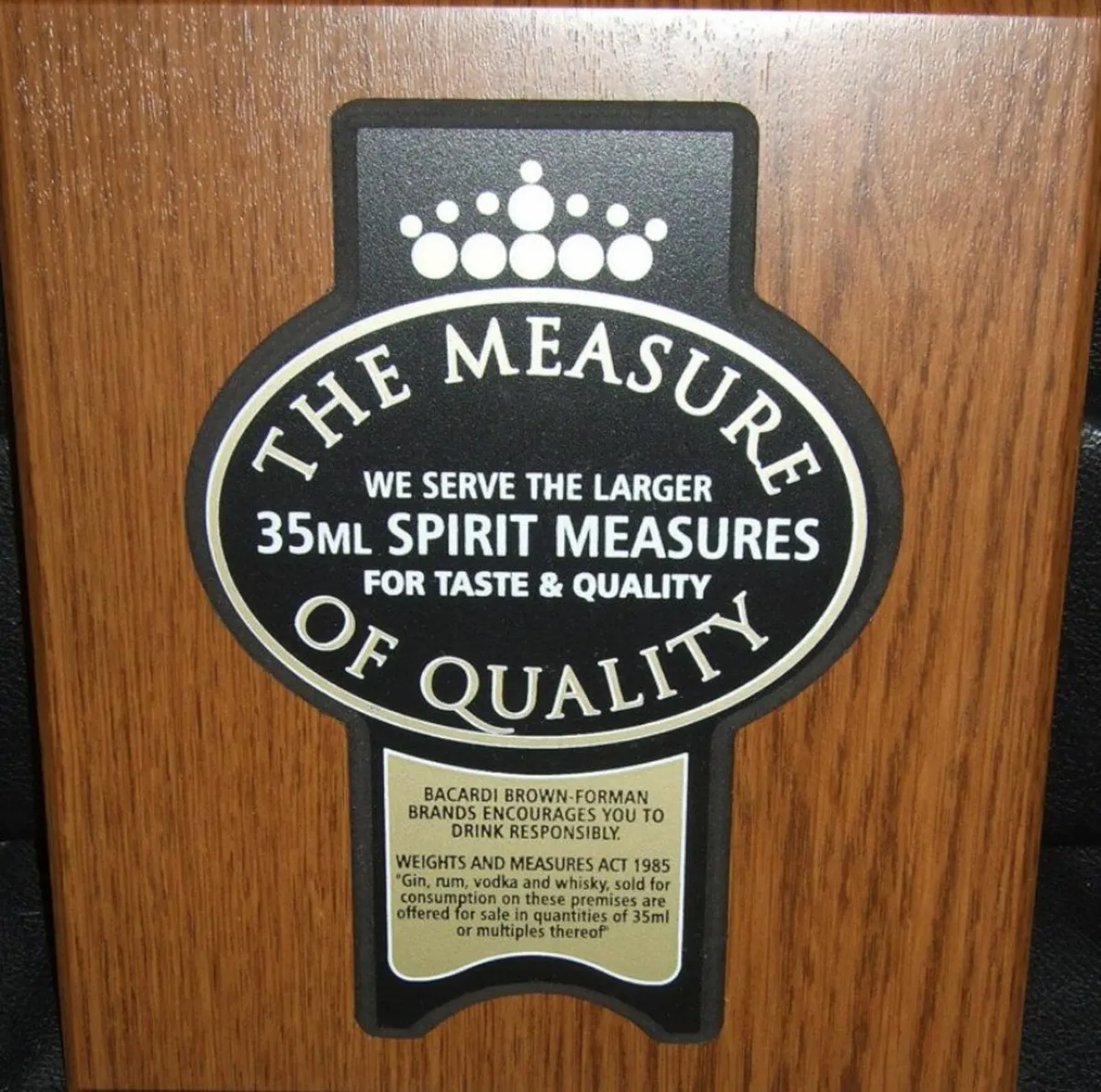 Official Spirit Measure Plaque - Image 2