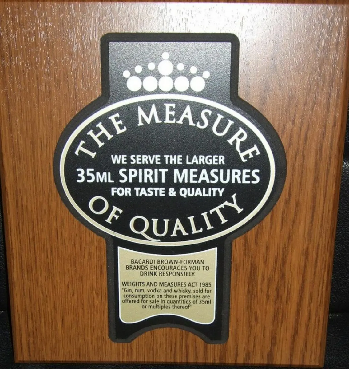 Official Spirit Measure Plaque - Image 3