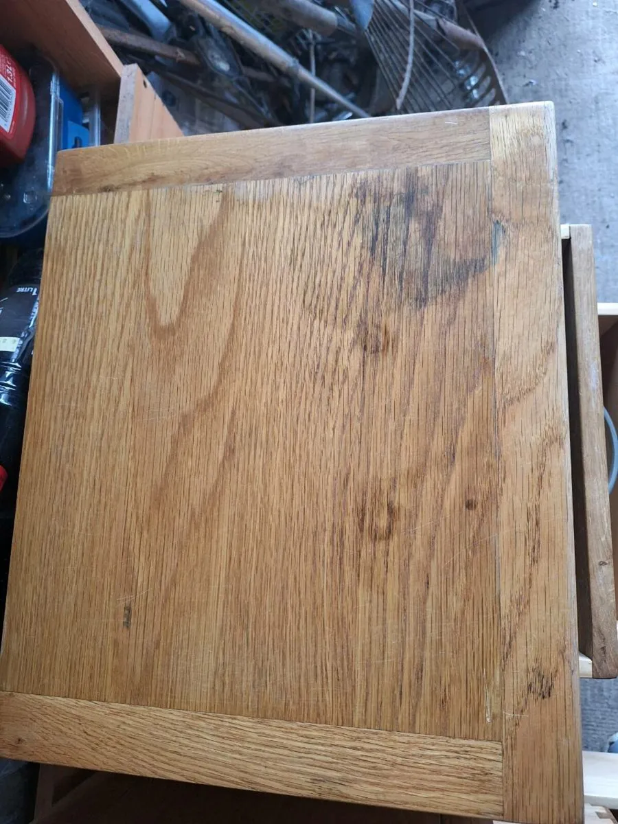 Two solid wooden lockers - Image 3