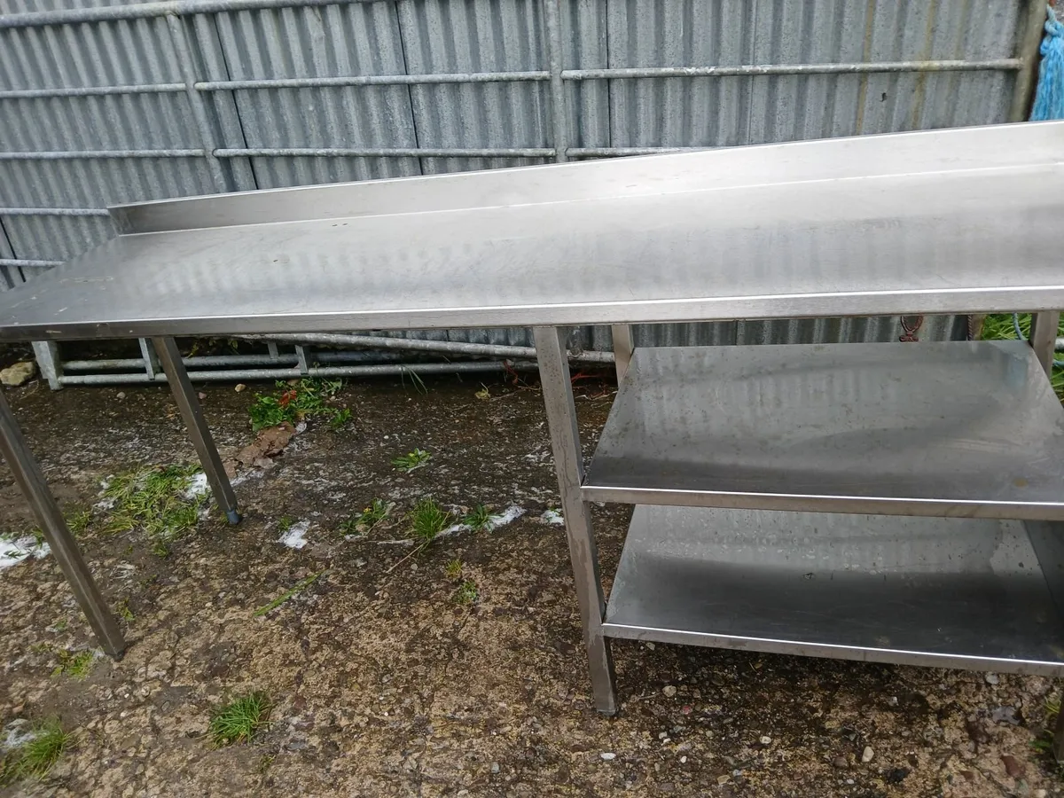 Stainless steel cabbinet table /heavey duty - Image 2