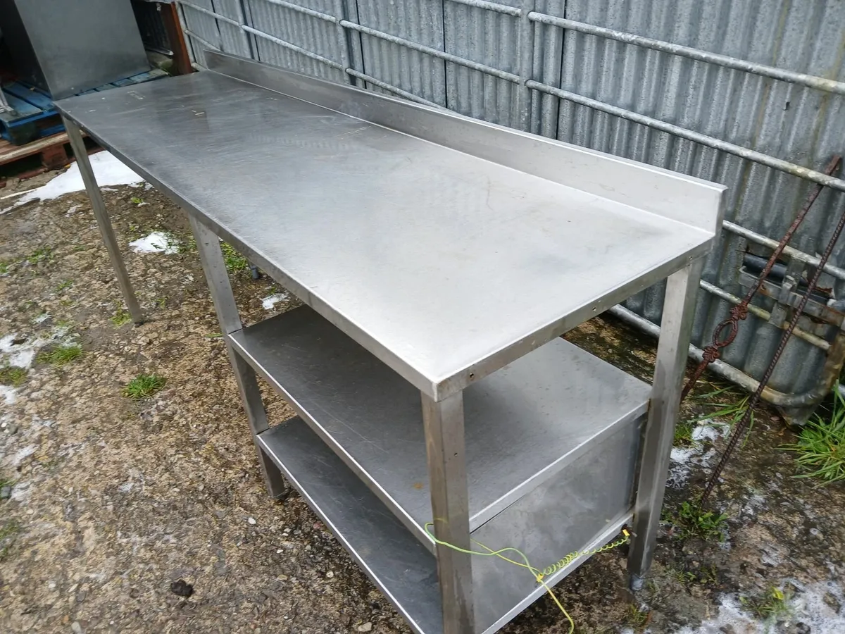 Stainless steel cabbinet table /heavey duty - Image 3