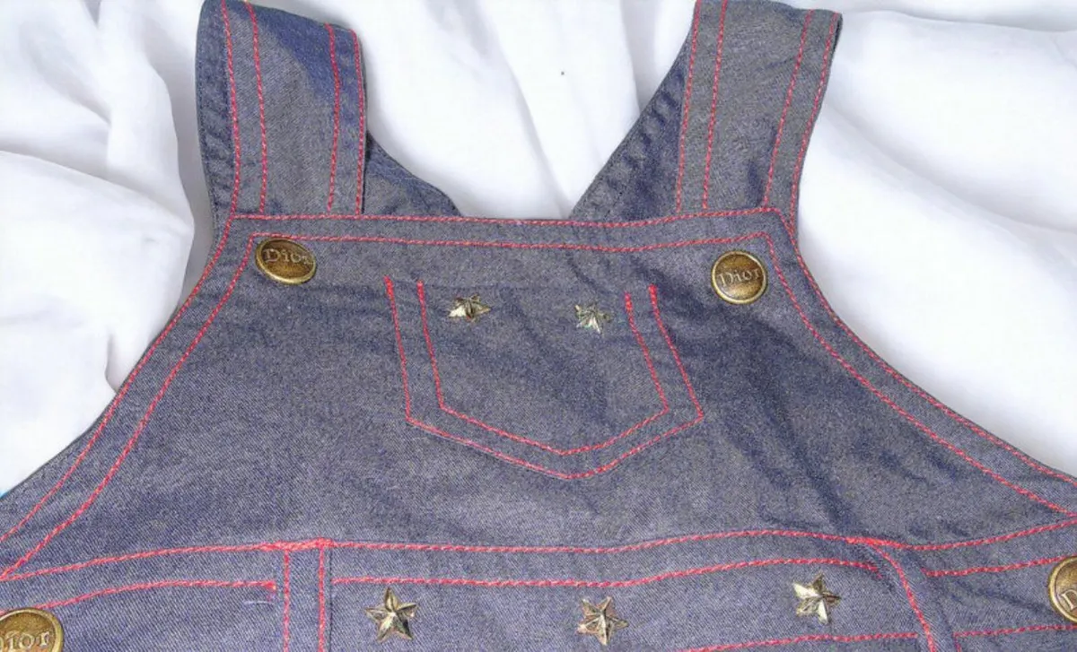 Authentic Baby Dior Dungarees/As New - Image 1