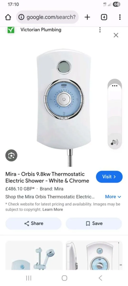 New Mira 9.8kw Shower - Image 2