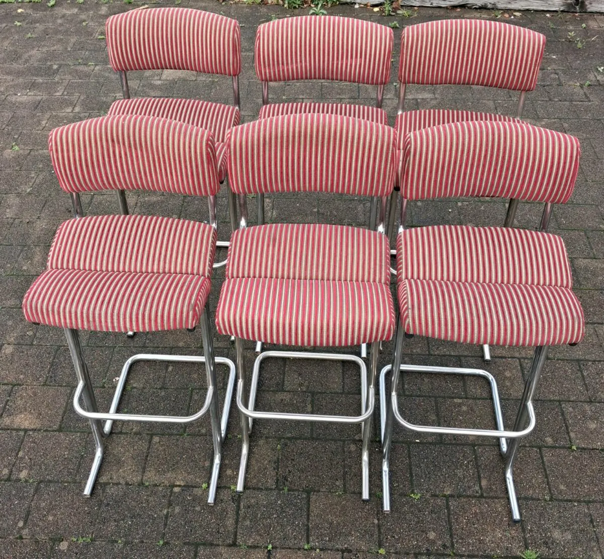 6 Bar stools - Image 1