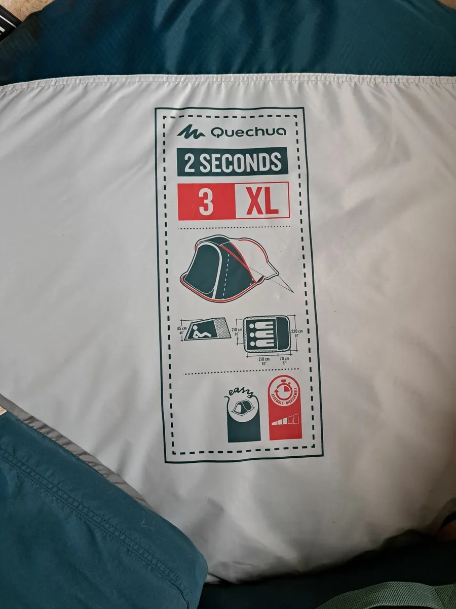 Camping Tent, Mattress and Sleeping Bag - Image 2