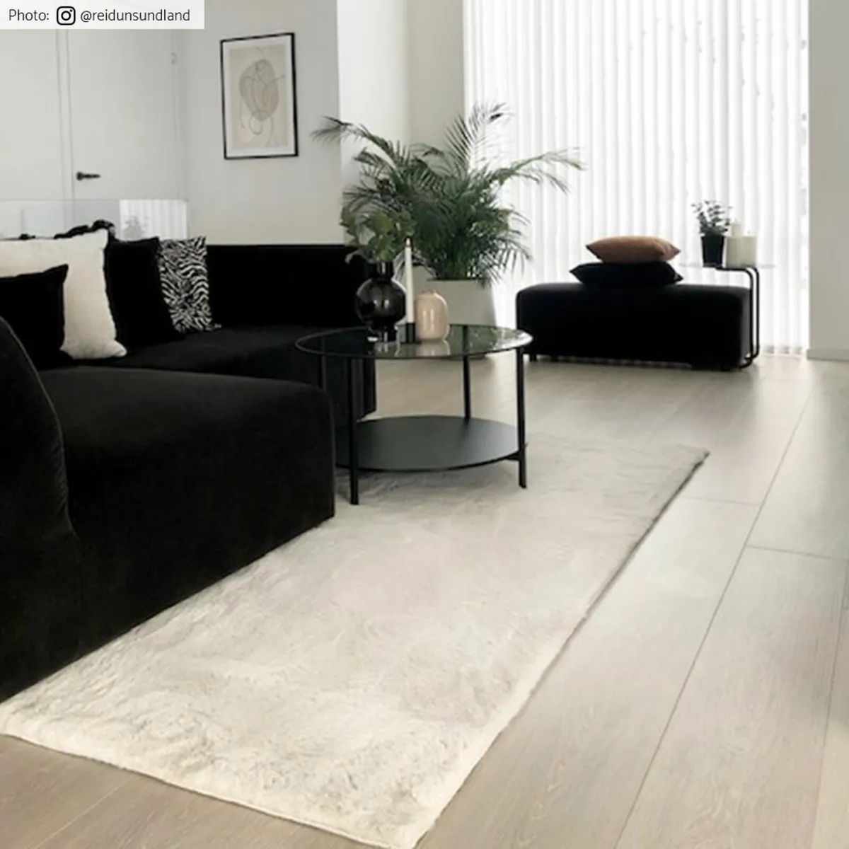 Cloud Soft Off-White Shaggy Rug – Modern Cosy Desi - Image 1