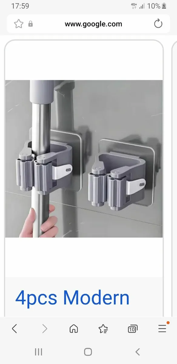 Mop and broom holder - Image 1