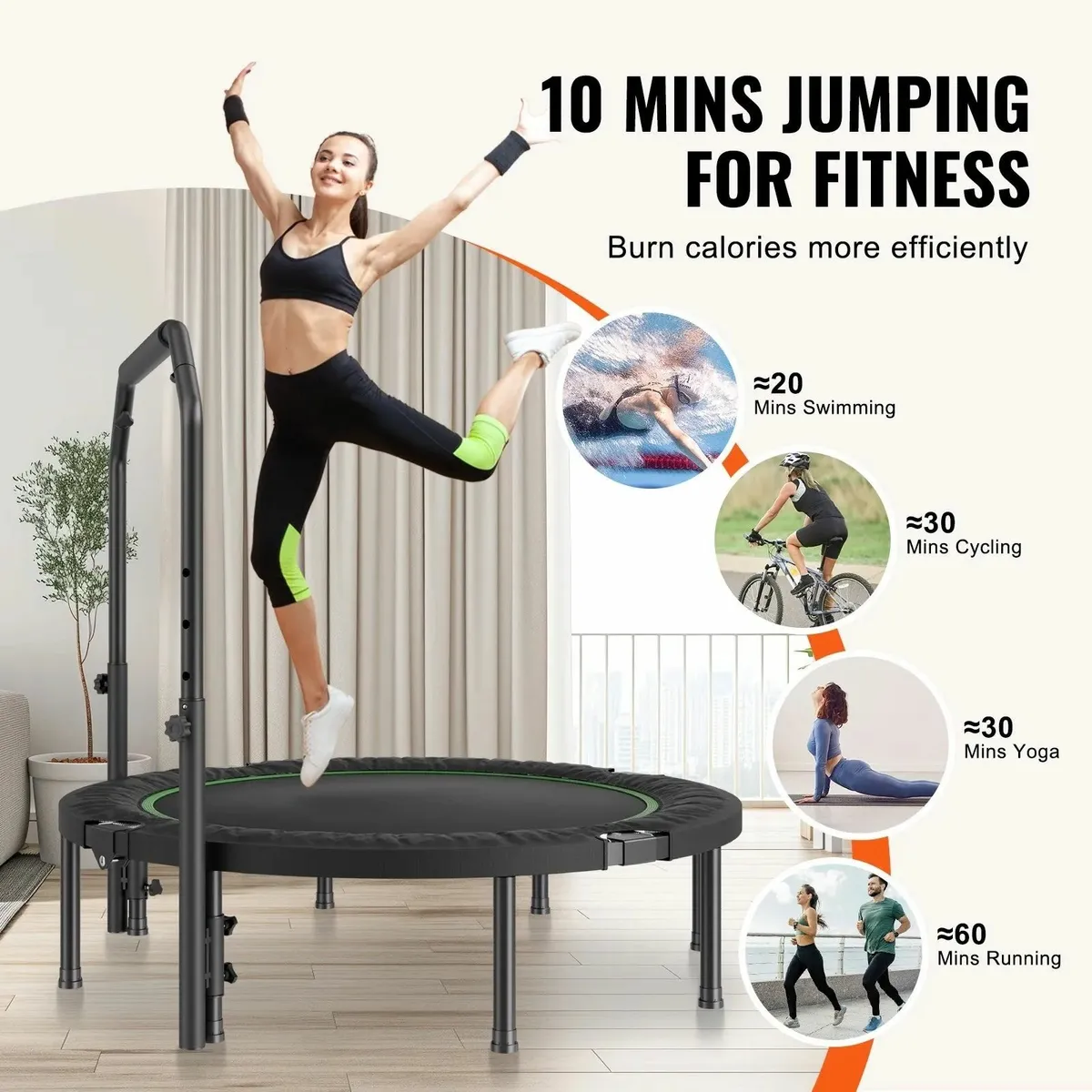 Heavy Duty Fitness Trampoline - Image 3