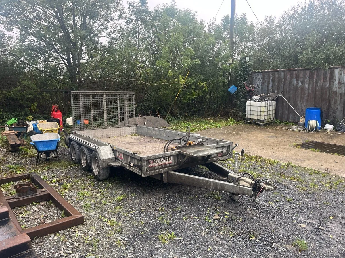 Nugent tri axle plant trailer - Image 1