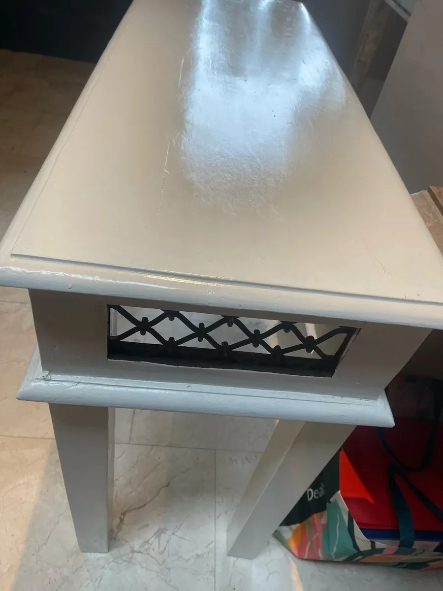 Gorgeous White Console Table - Hall Table -Deliver - Image 2