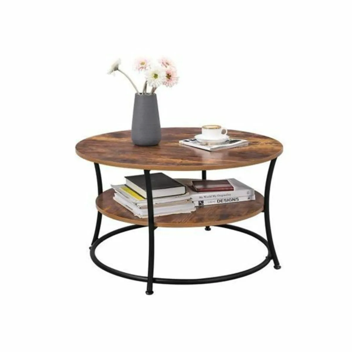 Coffee Table with shelves - Image 1