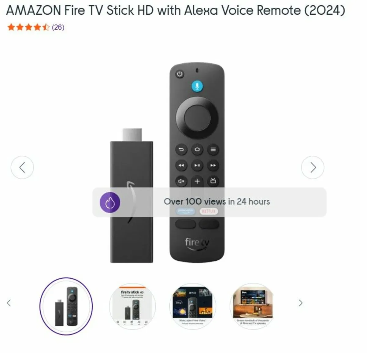 Almost new AMAZON Fire TV Stick Dublin 18 - Image 1