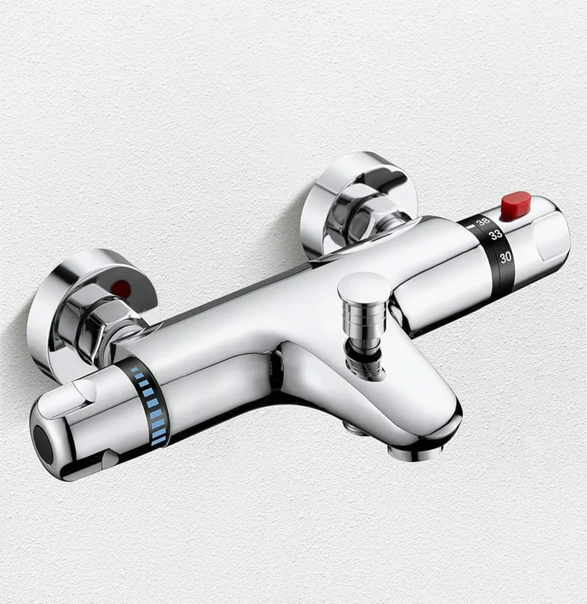 Bath Tap with Thermostat, Shower Fitting, Surface- - Image 1