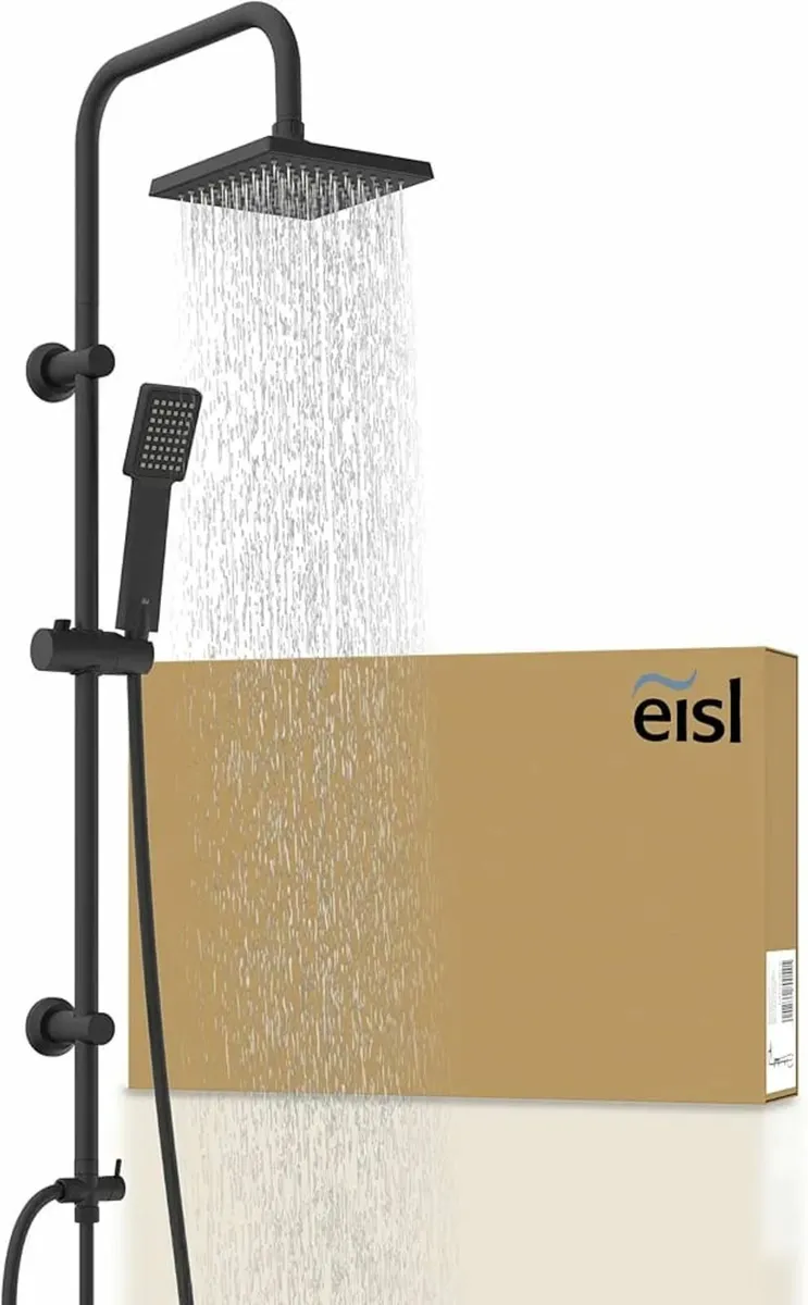 Easy Energy DX12004BL-A Shower Set Black Shower Sy - Image 1