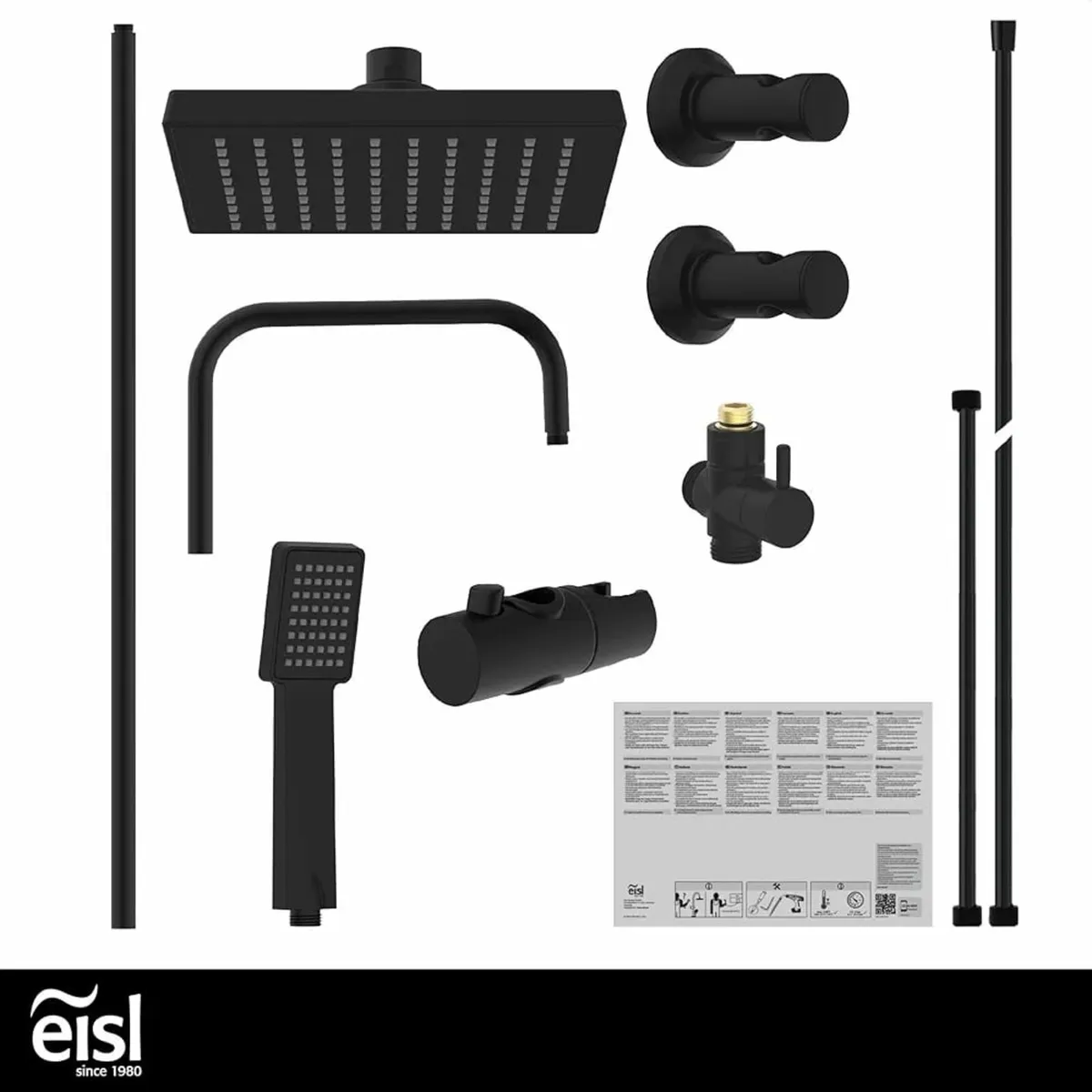 Easy Energy DX12004BL-A Shower Set Black Shower Sy - Image 4