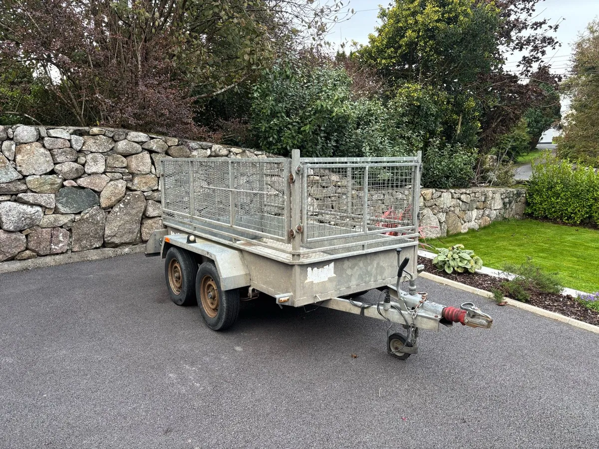 Trailer with mesh sides - Image 1