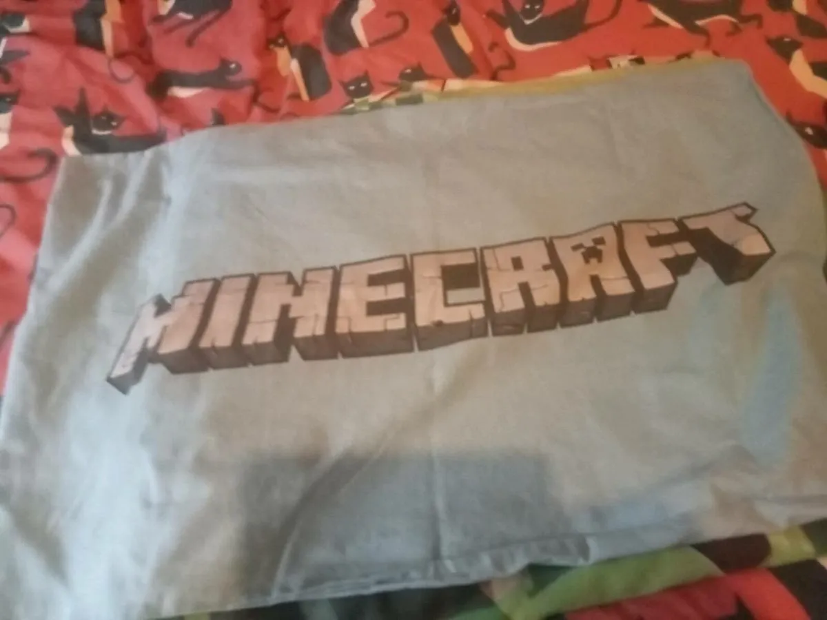 Reversible Minecraft single bed covers - Image 2