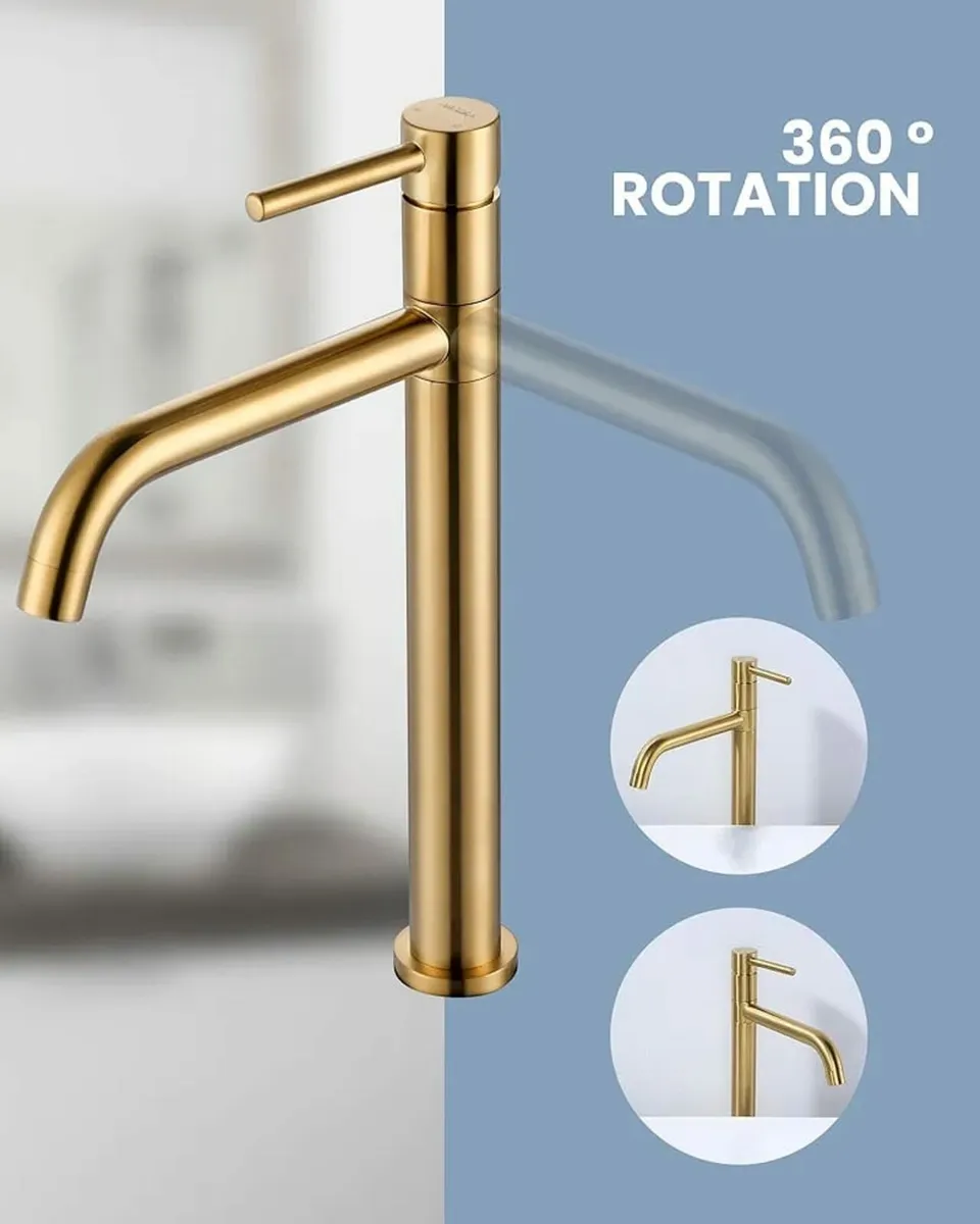 ARCORA Bathroom Tap, High Pressure Washbasin Mixer - Image 2