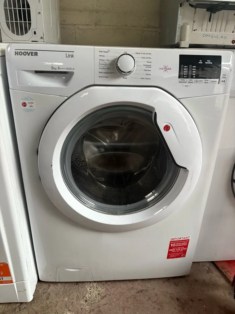 Hoover Washing Machine - 9kg Large Drum